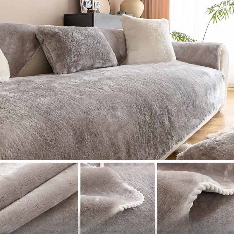 

Утолщенная плюшевая диванная подушка из синели, универсальная нескользящая современная минималистичная скандинавская высококачественная тканевая подушка, комбинация подушек 70*70