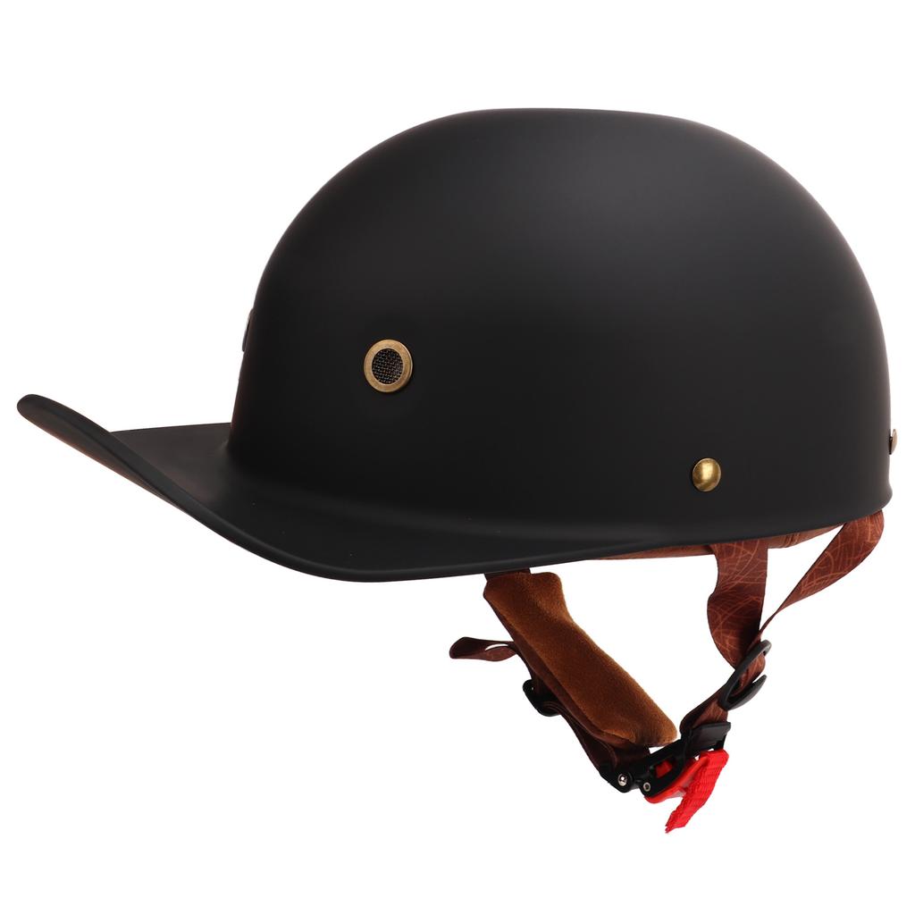 Vintage Open Face Motorcycle Helmet Retro Baseball Cap Half Helmets Men Women for Cruiser Scooter