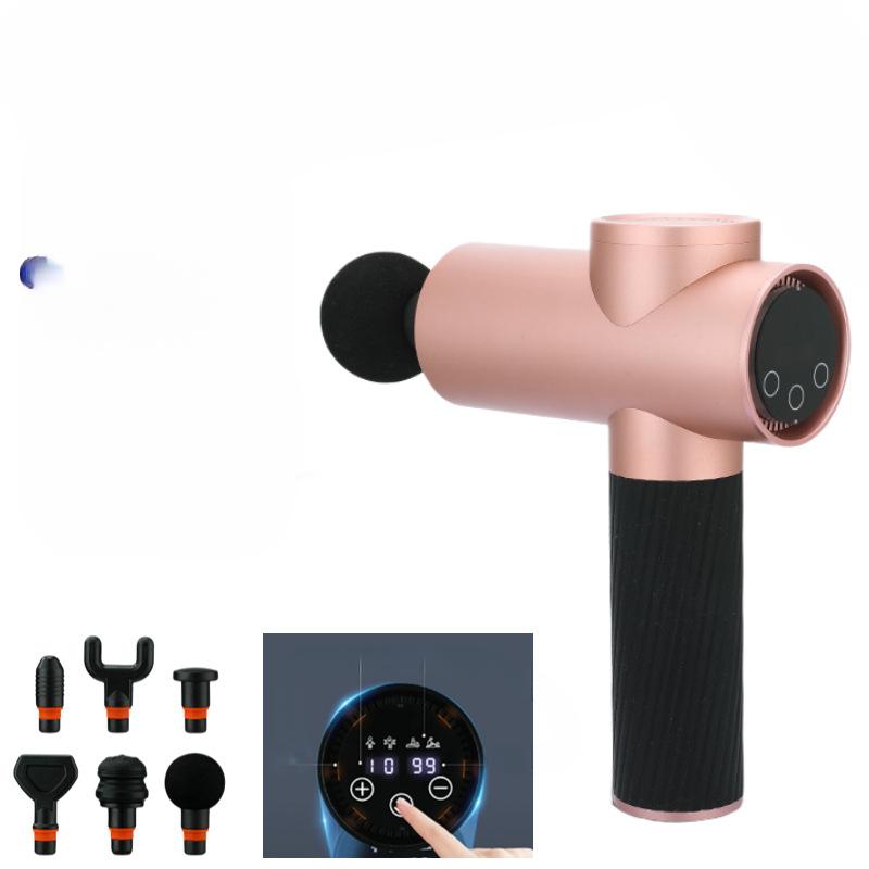 Mini Fascial Gun Damski inteligentny elektryczny cichy aluminiowy stop profesjonalny relaksujący masażer dolnej części pleców