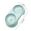Double Pet Bowls Dog Food Water Feeder Dual-use Pet Drinking Dish Feeder Cat Puppy Feeding Supplies Small Dog Accessories