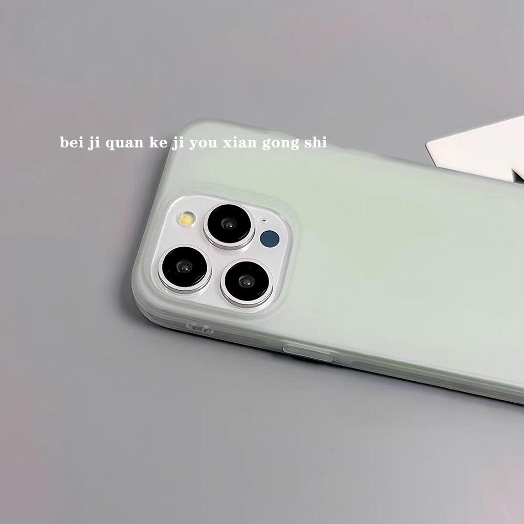 Mattiertes halbtransparentes Softshell-Handycase für iPhone 12-17 Pro Max