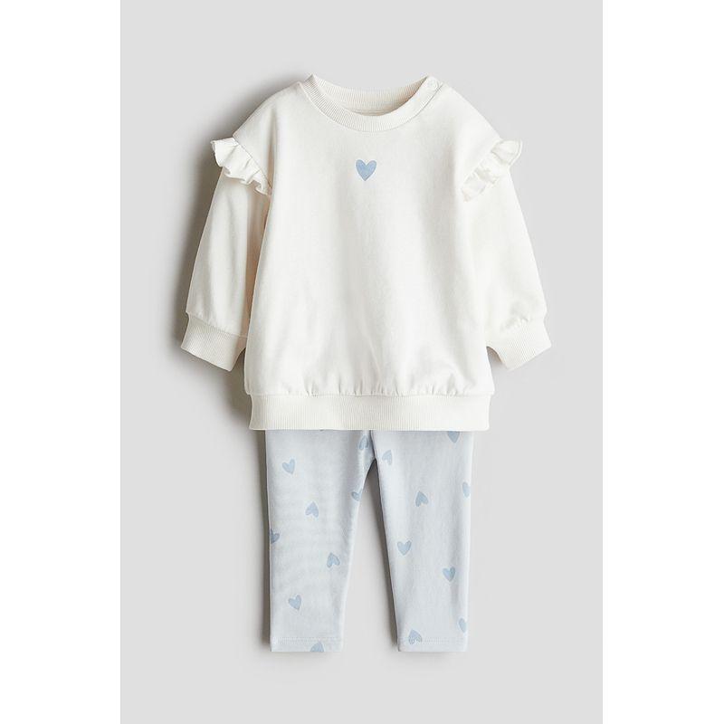 

HM Children s Clothing Baby Boy Baby Girl Suit 2-Piece 2025 Autumn New Sweater and Leggings Set 1170051