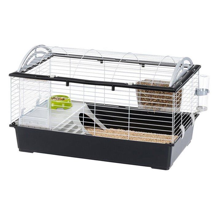 Klec pro hlodavce - Ferplast - Casita 100 - Béžový plast - 96 x 57 x 56 cm - Omyvatelný