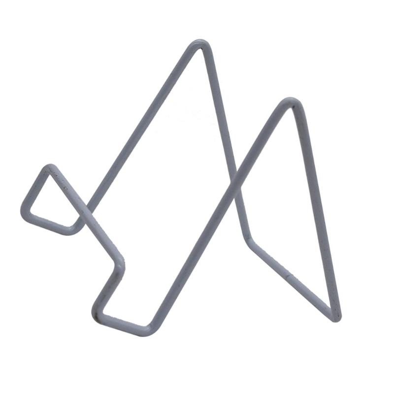 Modular Geometric Iron Shelf Stackable Designs Small Plate Holder Multipurpose Storage Solution for Office Supplies