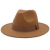 British Style Jazz Hat For Women Men With Wide Brim Cotton Summer Sun Protection Fashion Fedora