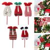 Elf Leg Pick Christmas Tree Decoration Home Party Plush Stuffed Tree Topper