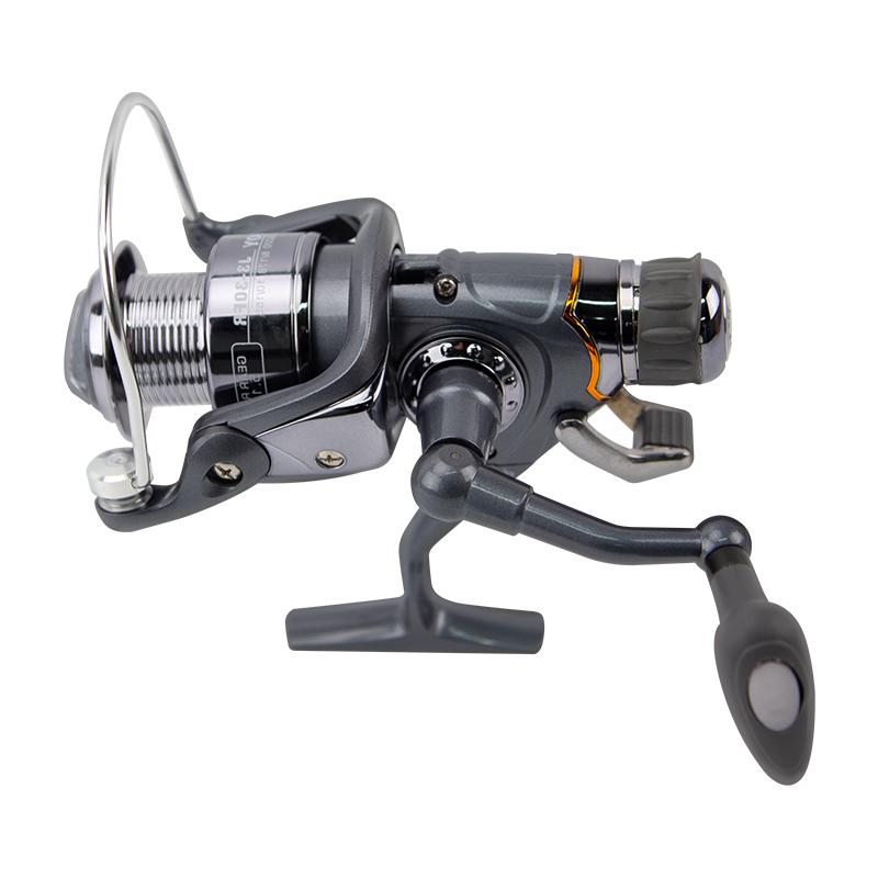 High-Quality Metal Spinning Fishing Reel Double Brake Carp Reel with Dual Drag System 5.1:1 Smooth Performance