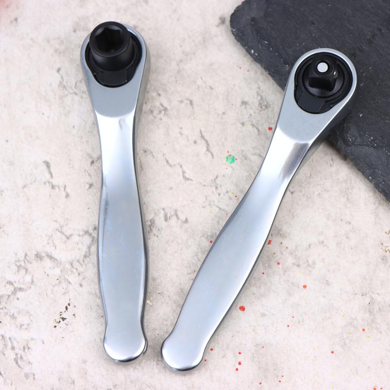 Ratchet Wrench 1/4 Drive Ratchet Handle With 72 Teeth Quick Release Screwdriver Bits Hex Torque Wrenches Set Spanner