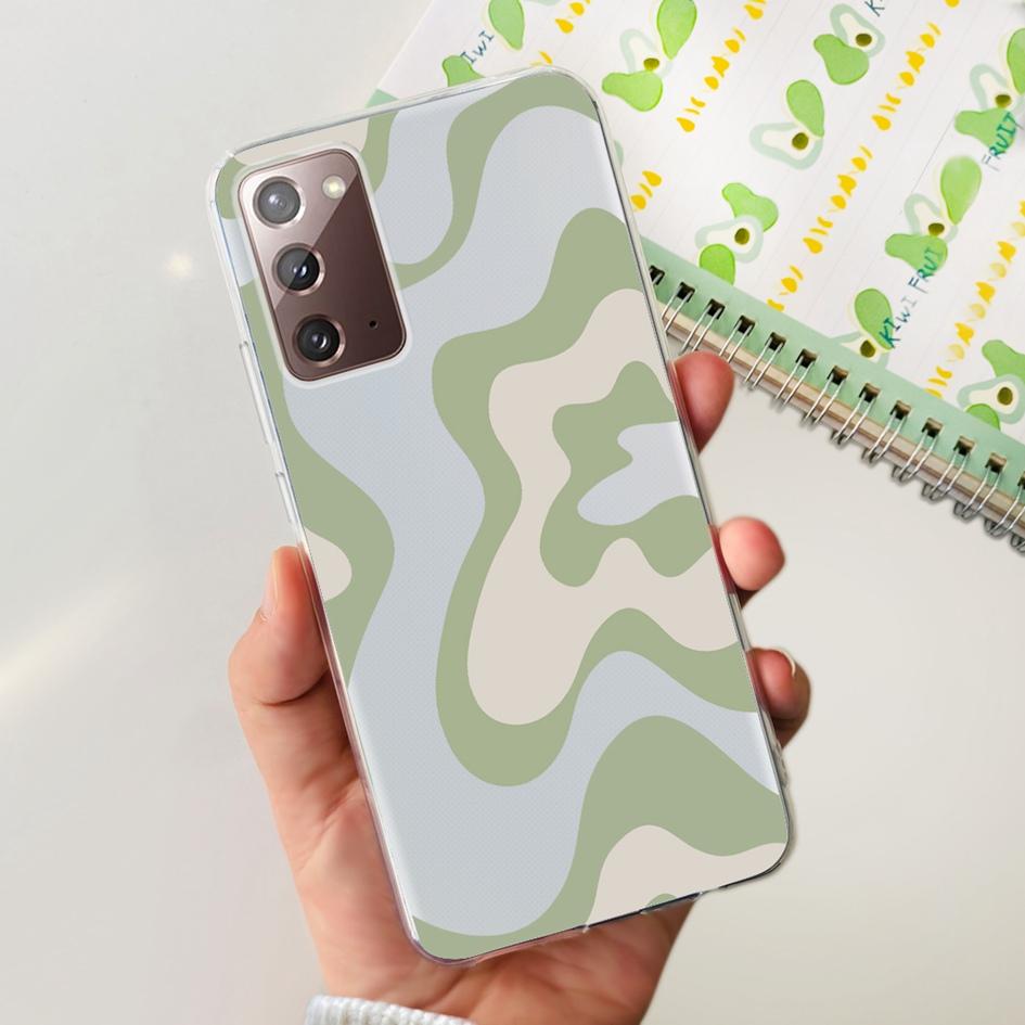 For Samsung Note 20 5G Case SM-N981B Popular Flower Slim Soft Silicone Phone Cover For Samsung Galaxy Note20 Ultra 5G Funda Capa