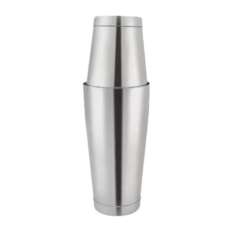 Stainless Steel Boston Shaker with Creative Lavender Etched Pattern - Customizable Cocktail Shaker