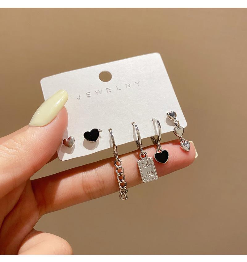 

Элегантные серьги-кисточки в виде сердец из серебра S925 - Длинные, изысканные женские пусеты