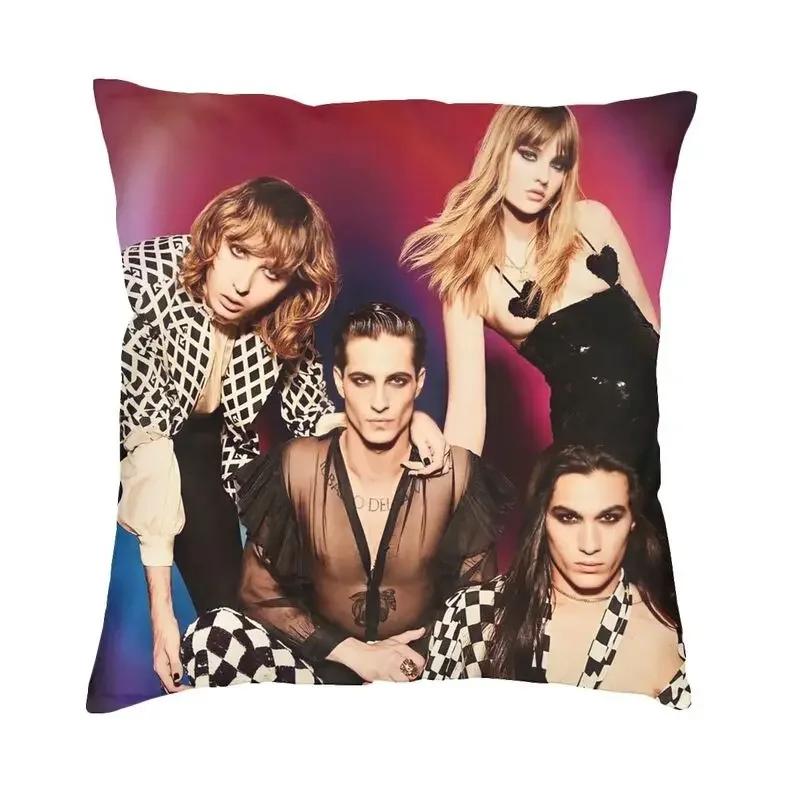 Damiano David Maneskin Luxuriöser Kissenbezug Schlafzimmerdekoration Pop Kissen für Sofa Büro Outdoor Kissen
