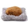 Car Center Console Decoration Stuffed Toy Cute Simulation Animal Plush Sleeping Dog Toy Children's Car Decoration
