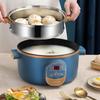 Elektrisk stekepanne Multifunksjon Elektrisk gryte Mini Elektrisk gryte Liten elektrisk gryte Husholdningsgryte Non-stick liten gryte