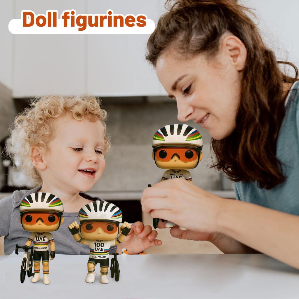 Resin Ornaments Athlete Doll Desktop Collection Cartoon Character Ornaments