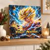 Dragon Ball Goku Custom Name Diamond Painting Personalized 5D Full Drill DIY Diamond Art Home Decor