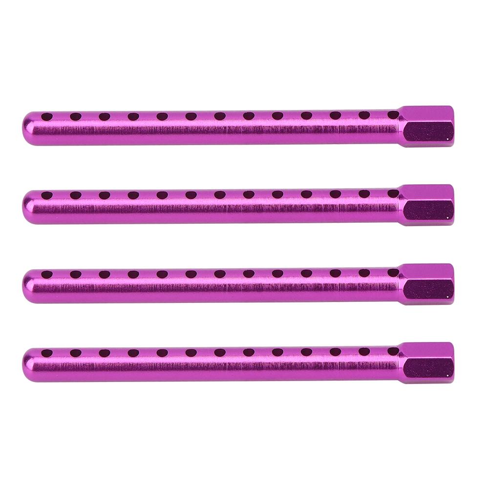 

4pcs Car Shell Column Fit for HSP 94102 94122 94103 94123 110 RC Car ModelGold