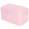 Pink Iron Bread Container Organizer NonToxic Retro Household Kitchen Storage Case