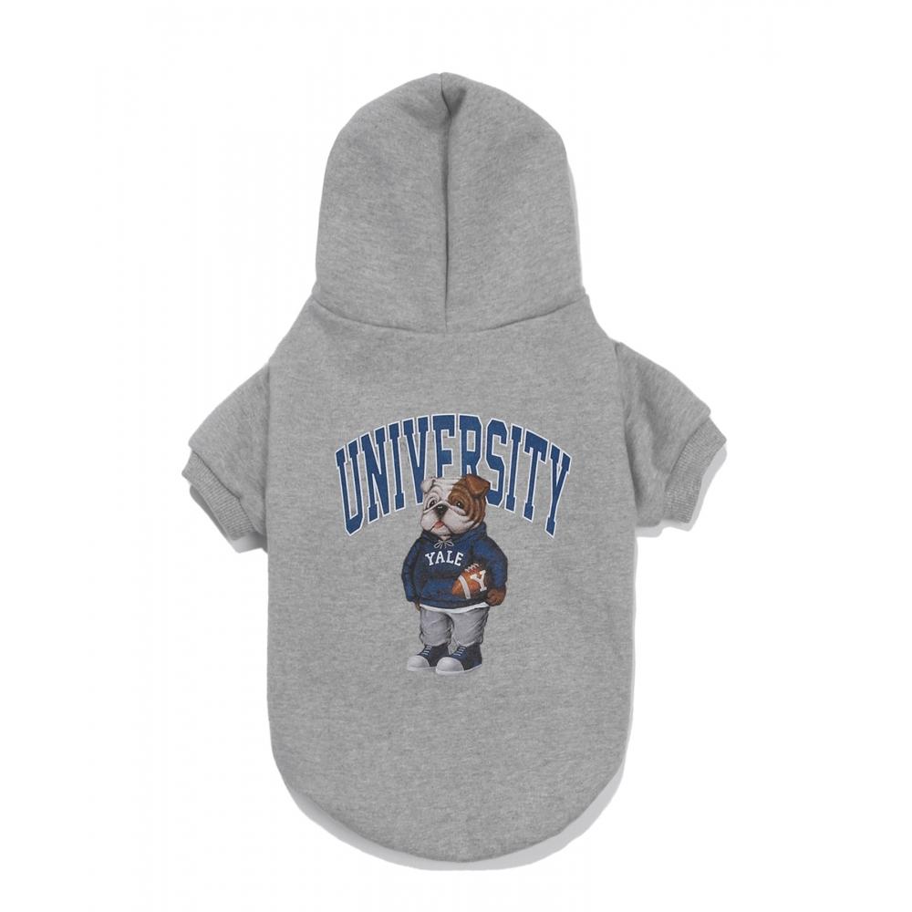 

YALE UNIVERSITY DAN DOGGY HOODIE GRAY