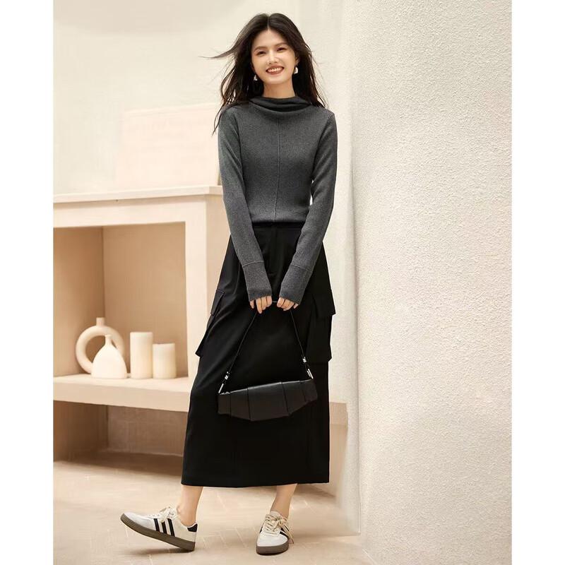 Firstview Women's Hooded Slim-Fit Knit Top