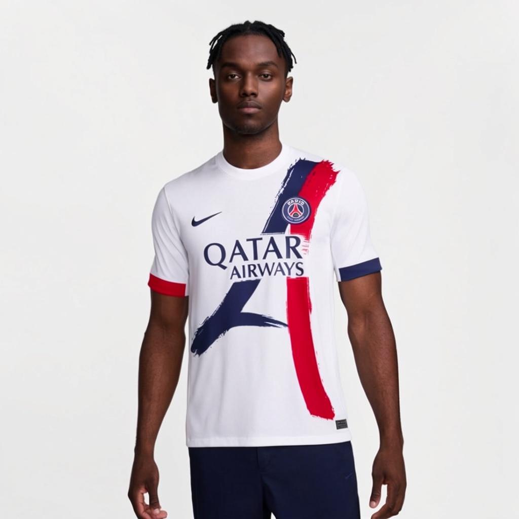 Nike Paris Saint-Germain Stadium Away Jersey Unisex Tops White FN8781-101