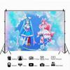 Anime Hirogaru Sky Background For Photography Bunny Easter Eggs Vintage Wood Board Kids Birthday Party Decor Backdrops