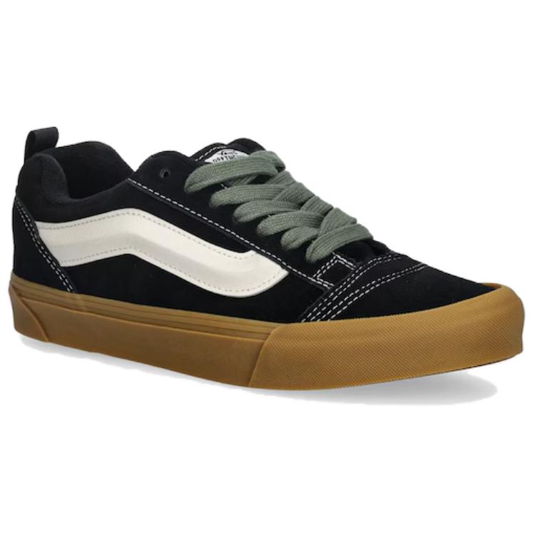 Vans Knu Skool Comfortable Versatile Skate Shoes Women Sneakers Black VN000DAJYJ71