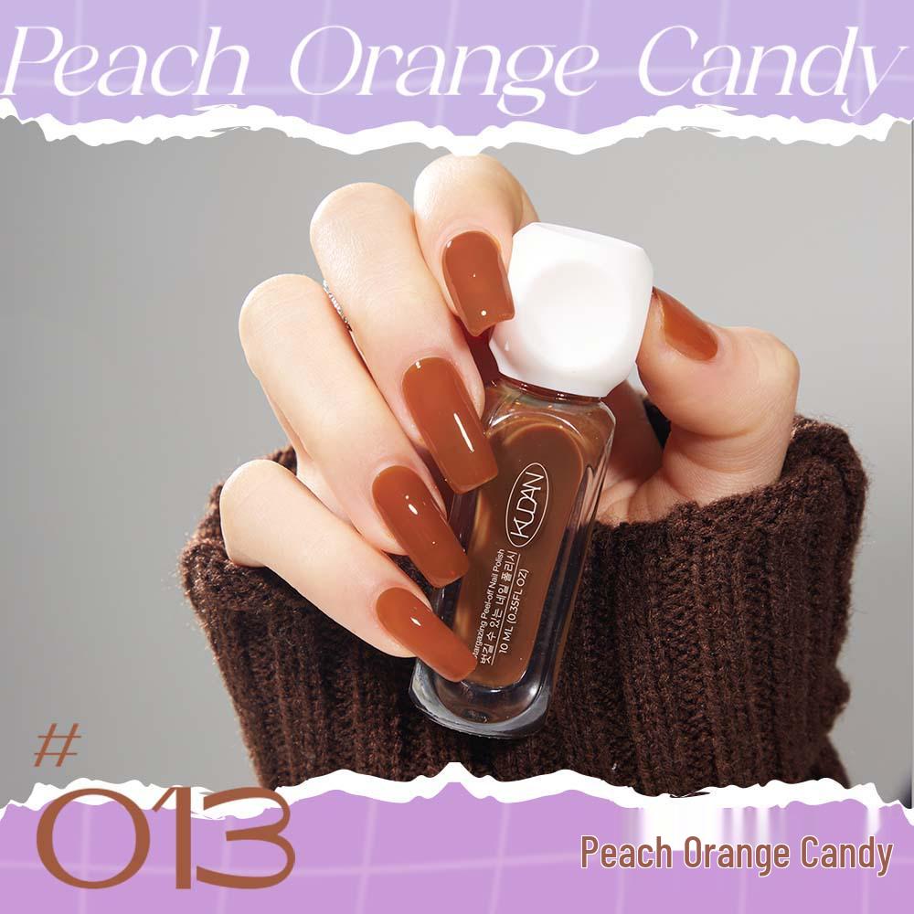 Cool Dan Peelable Quick-Dry Water-Based Nail Polish, Light Fragrance, New 10ml. Available in 41 Colors.