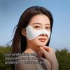 Thin Silk Sunscreen Mask Breathable Face Gini Mask Adjustable Sunscreen Face Scarf  Golf