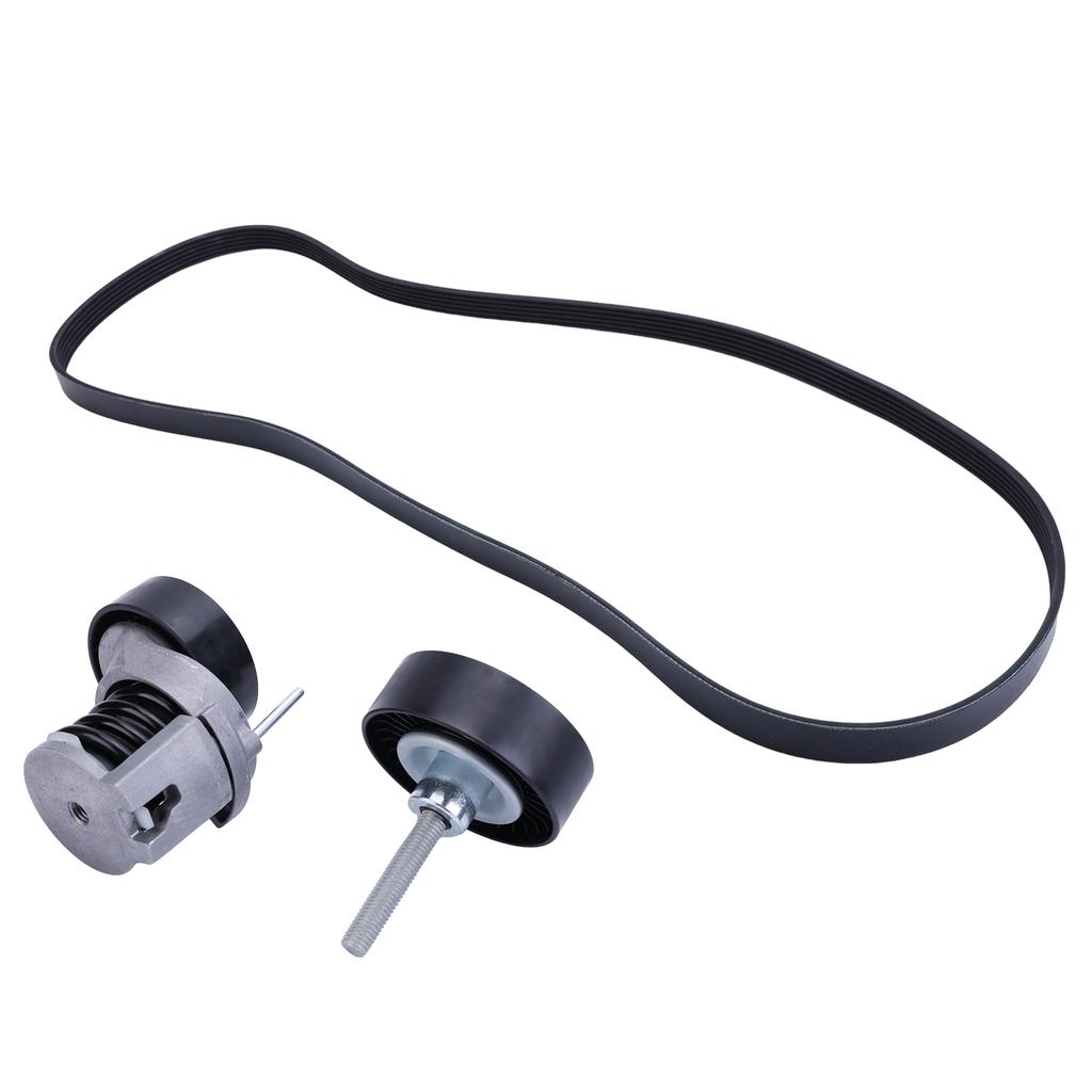 1 X Drive Belt Tensioner  1 X Belt  1 X Idle Pulley 71749451, 03C145299, CVKMA31047 for A3 Skoda V-W Golf Serpentine