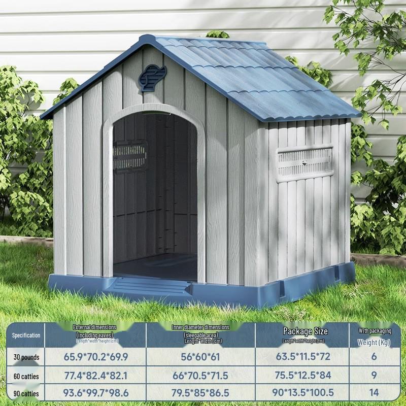 All-Season Outdoor Dog House: Rainproof, Coldproof Sleeping Nest for Large Dogs