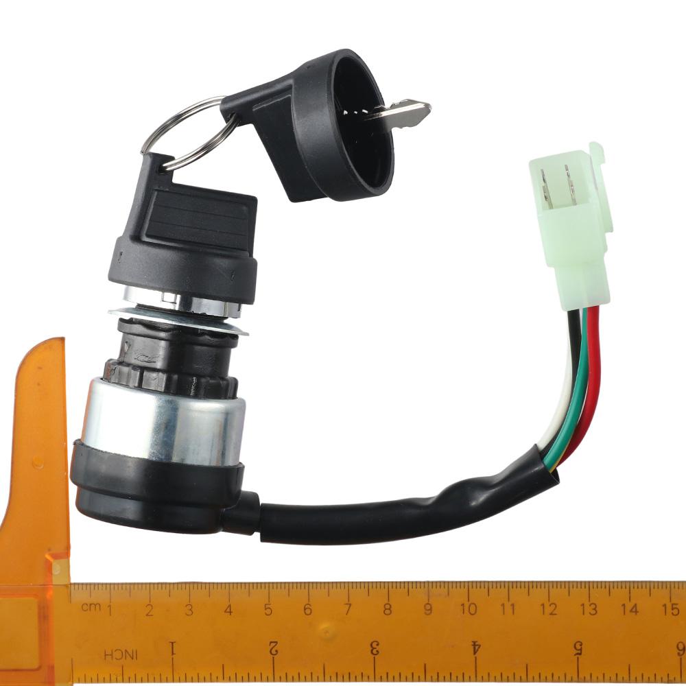 1Pc Black Ignition Key  Switch Replacement Car Assessories Parts Switch  For Motorcycle