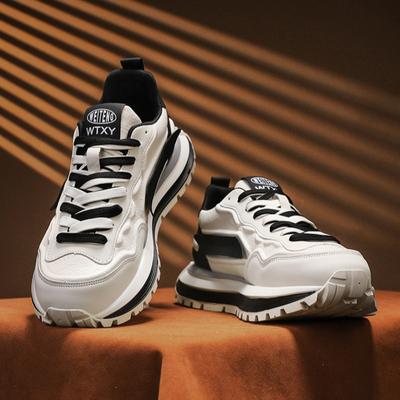 Modne męskie buty Wiosna 2025 Nowe Wygodne Oddychające Buty Codzienne Antypoślizgowe z Miękką Podeszwą Męskie Modne Sneakersy Zapatillas Hombre
