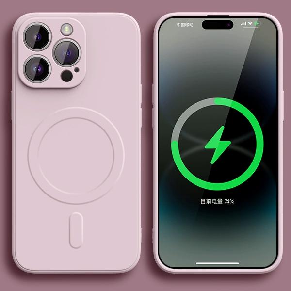 Original Liquid Silicone For Magsafe Wireless Charge Magnetic Case for iPhone 16 15 14 Plus 13 12 11 Pro X XR XS Max Soft Cover