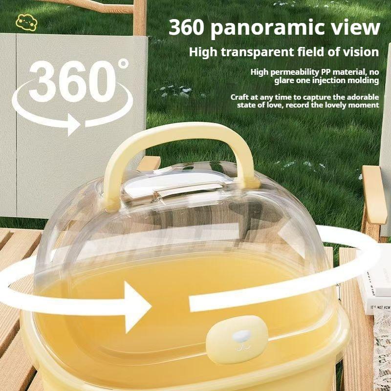 Pet Supplies Hamster Cage Outdoor Cage Transparent Portable Bag