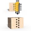 1 PC Rail & Stile דבק חיבור אצבע נתב ביט קונוס טנון חותך עבודות עץ כלים חשמליים 6 מ"מ 1/4 אינץ' 8 מ"מ 12 מ"מ 1/2 אינץ' שוק