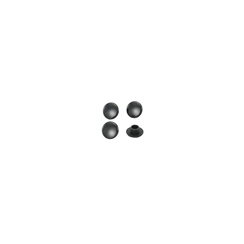 KITACO Cap Bolt Cover (for ABS/M8) Universal, 4-Pack, Black, 0900-000-80116