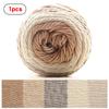 1 piece, approximately 633 feet gradient rainbow yarn, used for DIY knitting, warm sweaters,Suitable for 3-4mm crochet hooks