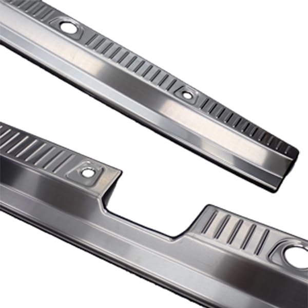 Wellvie Rear Bumper Scuff Step Cover for Daihatsu Atrai Hijet Cargo and Stainless Car Interior Customization Parts Step/Luggage Plate/Trunk