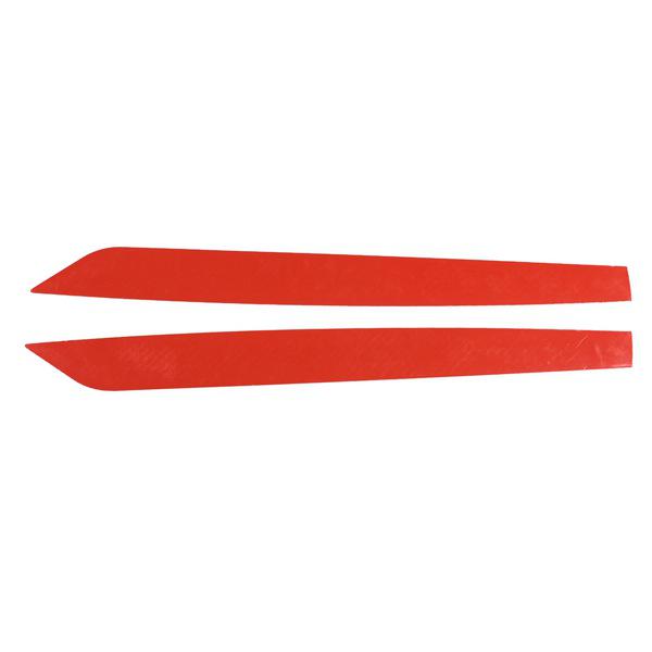 Pair of Carbon Fiber Soft-Touch Decorative Strips for 2017-2020 BMW Z4 Center Console, Gearshift, and Side Trim.