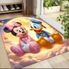 Mickey Minnie'S Nightly Adventure Carpet Rug Soft Washable Antislip Home Living Room Sofa Mats Personalized Christmas Rug