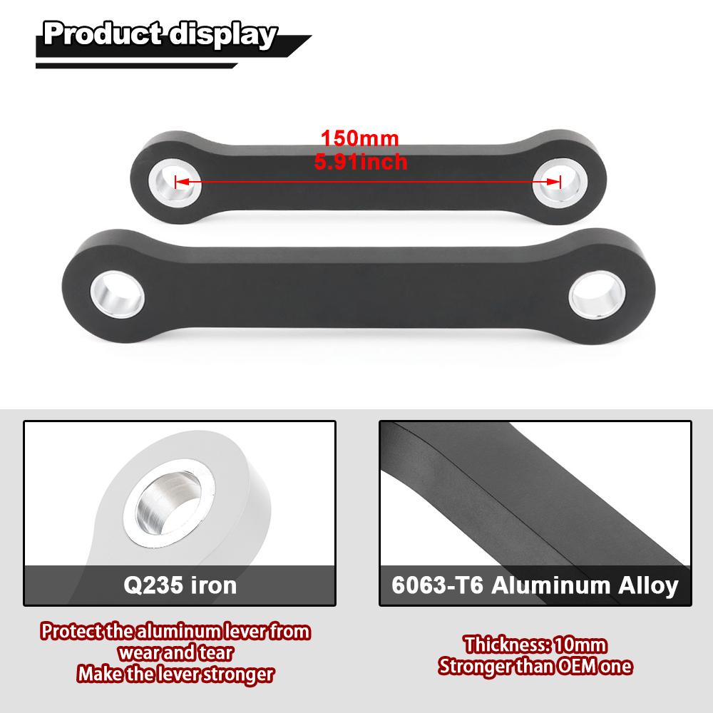 Motorcycle Accessories Lowering Links Kit Rear Suspension Linkage Fit For Kawasaki GTR 1400 Concours 1400 2007-2019 2020 2021
