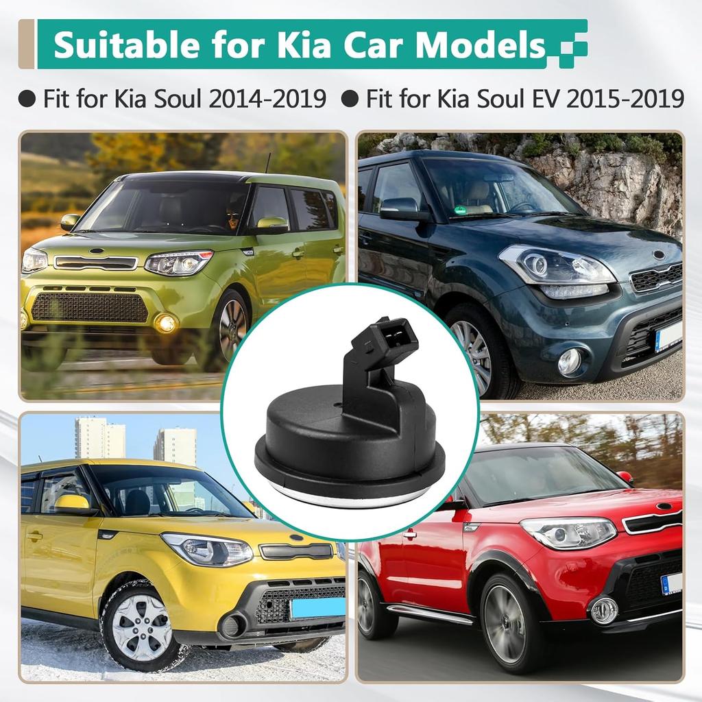 58980-B2050 Rear Hub Bearing ABS Speed Sensor Compatible With Kia Soul 2014- And Soul EV 2015- (58980B2050 Black)