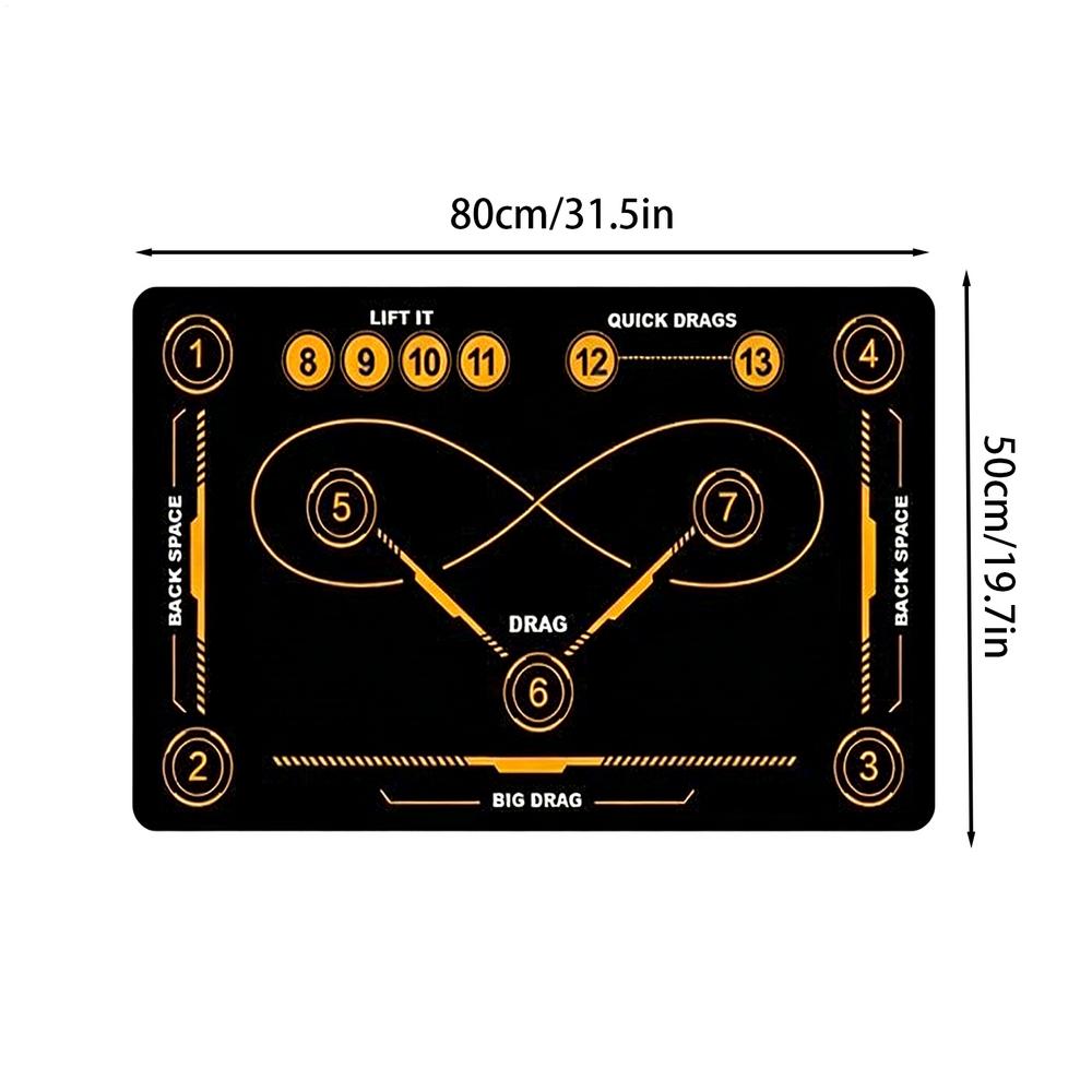 Ice Hockey Training Mat Non-slip Stain-resistant Wear-resistant American Sports Shock-absorbing Mat Hockey Football Mat