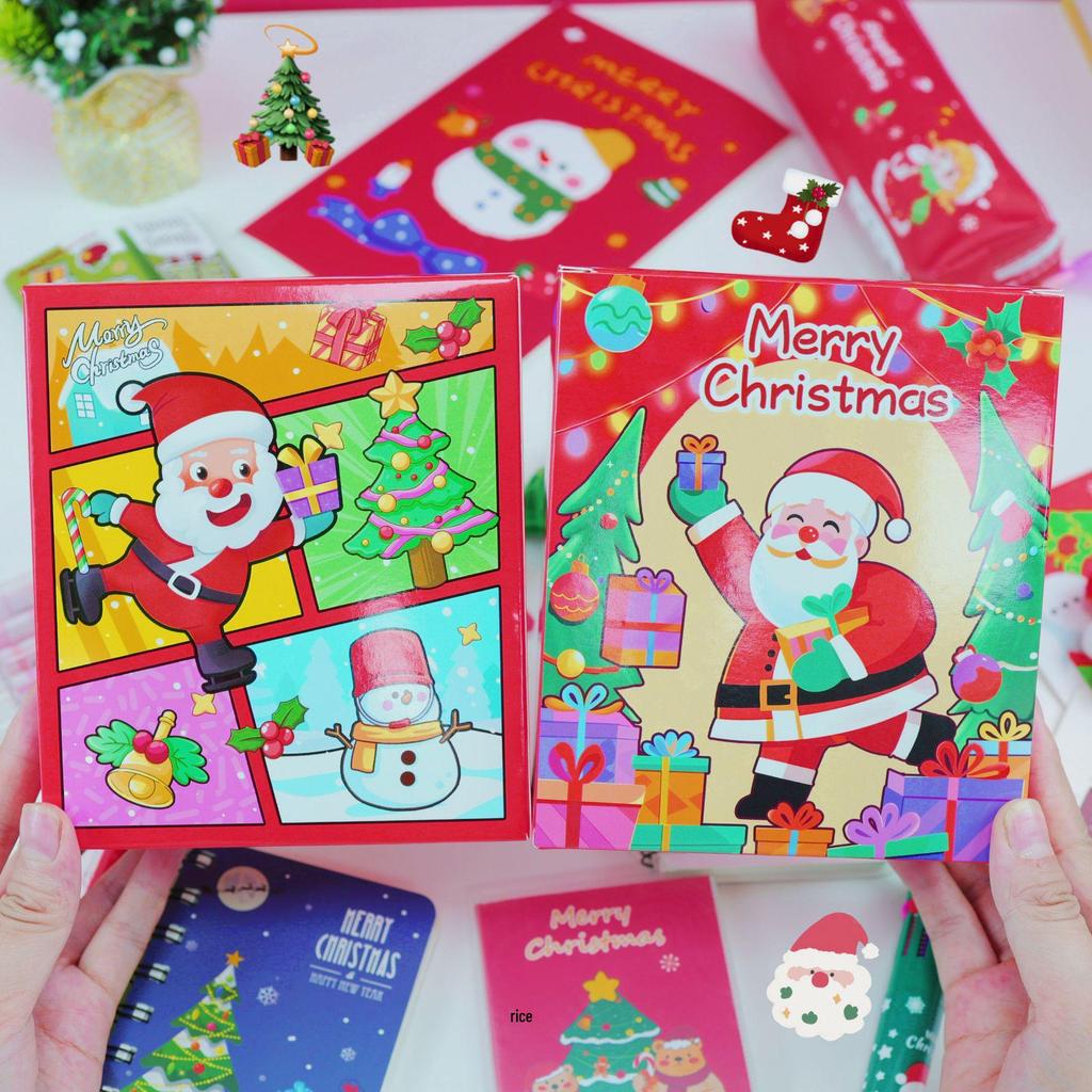 High-Value Christmas Cartoon Stationery Blind Box for Students
