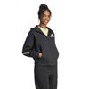 Adidas Hoodie Women's Z.N.E. Full-Zip KTJ91, Black/White (JC5392)