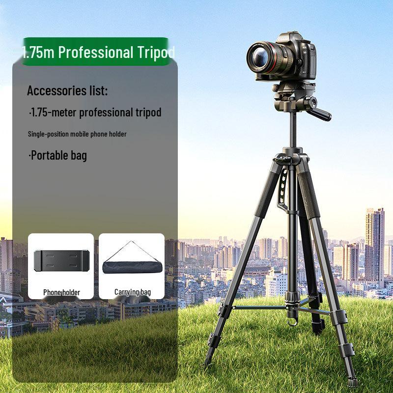 DSLR/Mirrorless Camera Tripod with Ball Head for Live Streaming and Photography Shoots