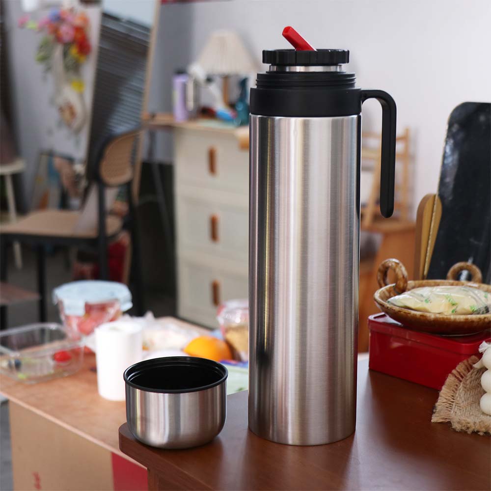 Termo Botella para Yerba Mate de Acero Inoxidable Doble Pared Aislado Botella de Agua Taza Térmica Viaje