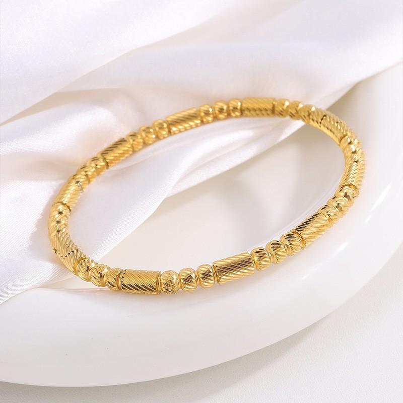 Starry Sky Silver Titanium Steel Bracelet for Women - High-End, Versatile, Full Diamond, Non-Fading Fashion Accessory