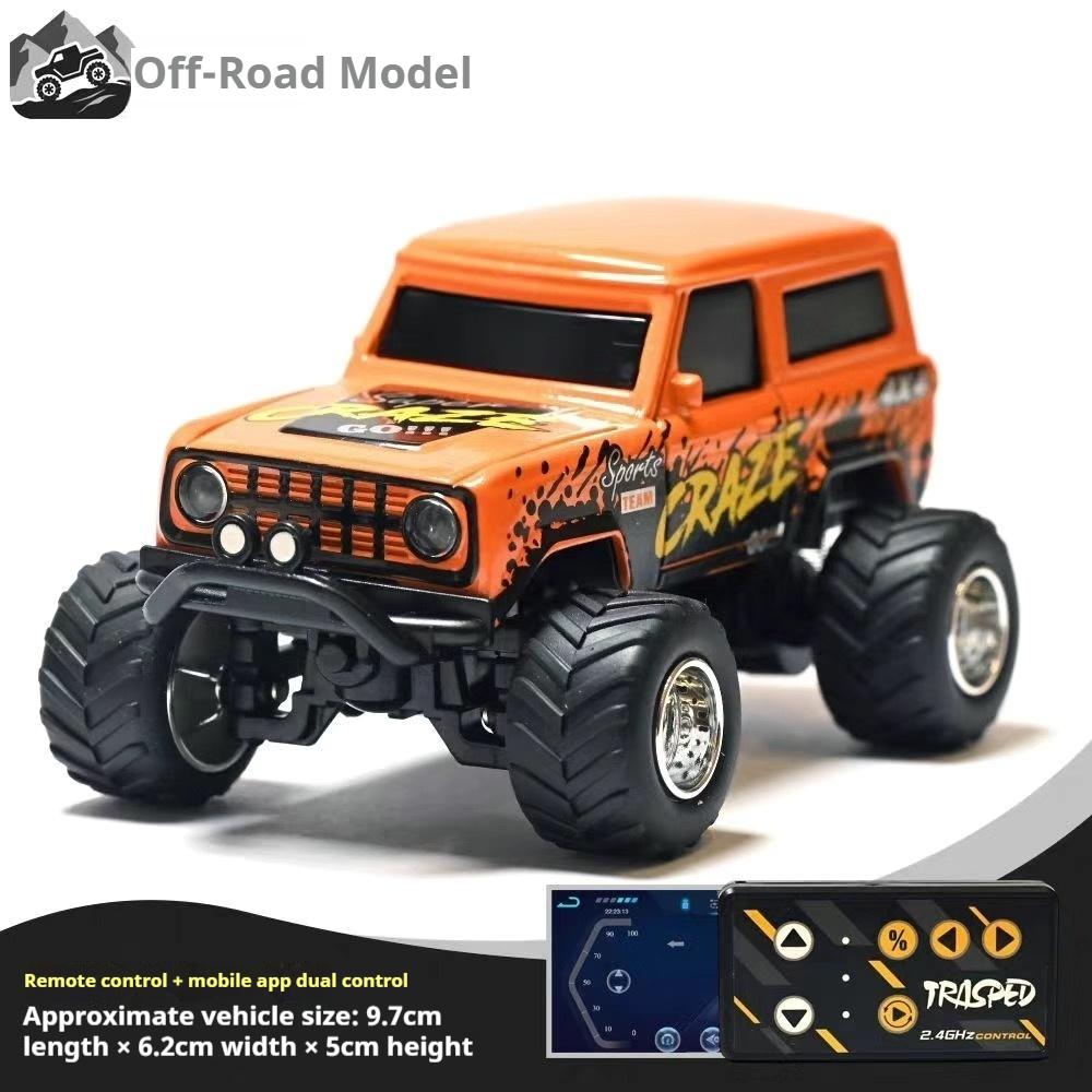 METAL RC Car Mini 1:64 Remote Control Drift Car High-Speed Off-road Climbing Racing Cars Children's Toys Gifts for Kids